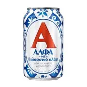 ΑΛΦΑ Μπίρα Lager με Αλάτι 330ml
