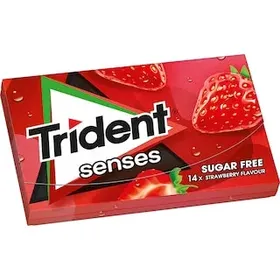 TRIDENT Τσίκλα Senses Φράουλα 27gr