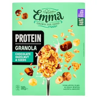 EMMA Δημητριακά Granola Protein Σοκολάτα Φουντούκι 375g