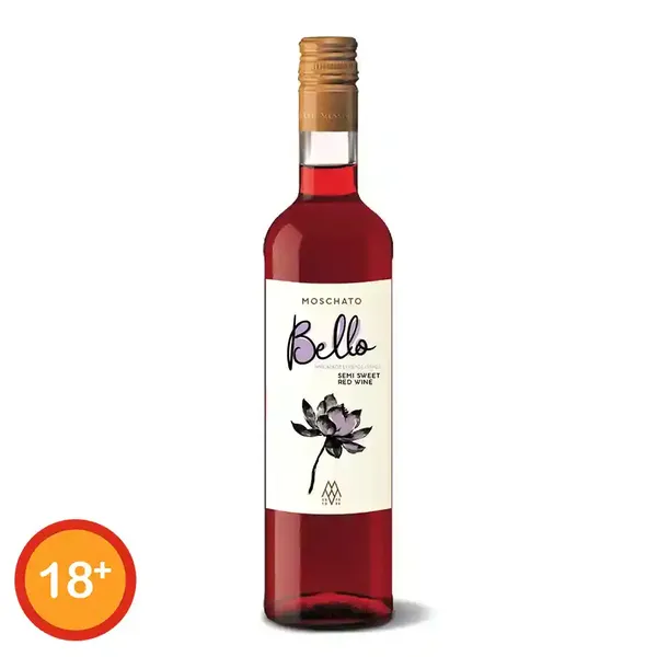 Moschato Bello Κόκκινο Ημίγλυκο Κρασί 500ml.