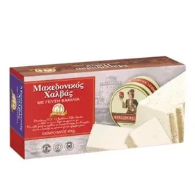 ΜΑΚΕΔΟΝΙΚΟΣ Χ.ΓΛΟΥΤ. ΧΑΛΒΑΣ ΒΑΝΙΛΙΑ 400g