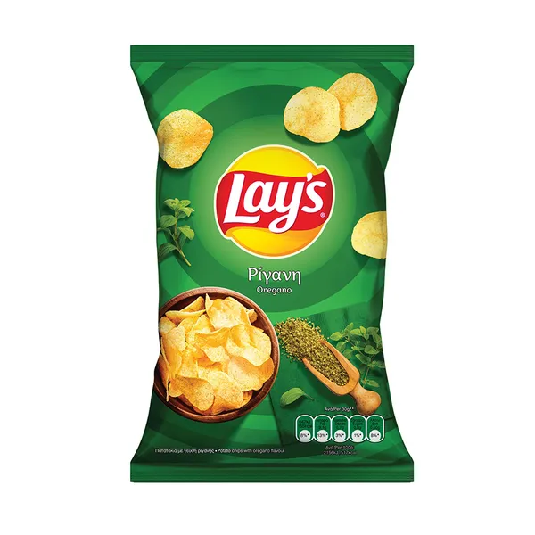 Chips LAY'S αλάτι, ρίγανη 210γρ.
