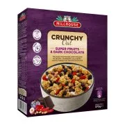 MILLHOUSE Crunchy Oat Granola με Βρώμη Super Fruits & Σκούρα Σοκολάτα 375g