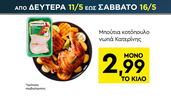 Κοντοσούβλι κοτόπουλο