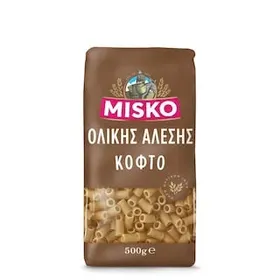 MISKO Μακαρόνι Κοφτό Ολικής Άλεσης 500g