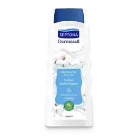 SEPTONA Dermasoft αφρόλουτρο cotton & milk protein 750ml