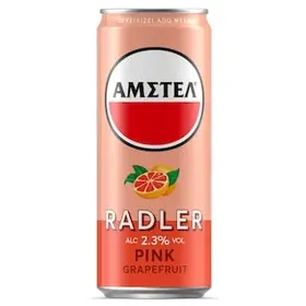 AMSTEL Μπύρα Radler Pink Grapefruit Κουτί 330ml