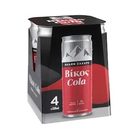 ΒΙΚΟΣ Αναψυκτικό Cola με Στέβια 4X330ml