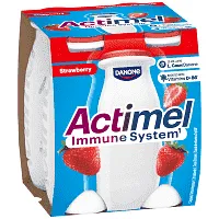 Actimel Ρόφημα Γιαουρτιού Φράουλα 4x100gr