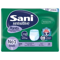 Sani Sensitive Εσώρουχα Ακράτειας Small No1 14τεμ.