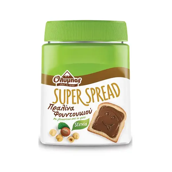 Όλυμπος Superspread Πραλίνα Στέβια 350gr