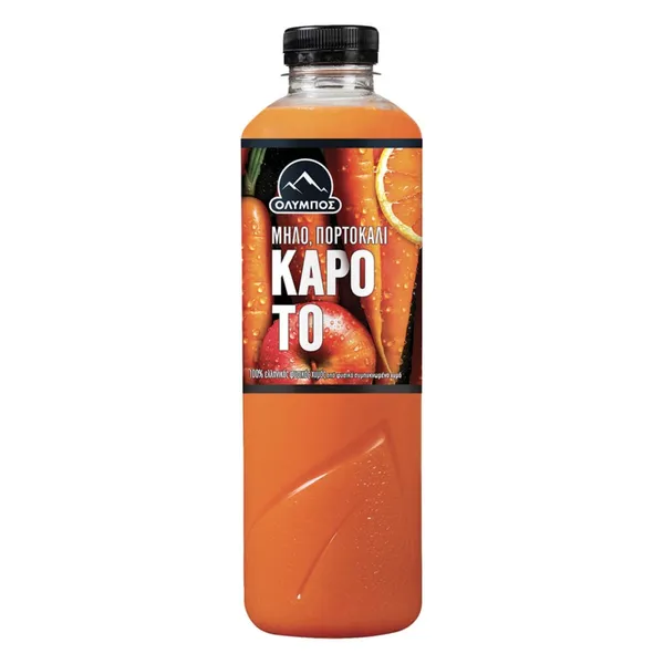 ΟΛΥΜΠΟΣ ΦΥΣΙΚΟΣ ΧΥΜΟΣ Μήλο-Ρόδι-Σταφύλι-Πορτοκάλι, Μήλο-Ροδάκινο, Μήλο-Πορτοκάλι, Καρότο