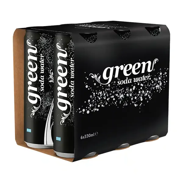 GREEN Σόδα Κουτί 6x330ml