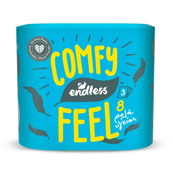 Endless Earth Comfy Feel Χαρτί Υγείας 950 3φυλλο 8 ρολά