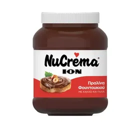 NUCREMA ΠΡΑΛΙΝΑ ΦΟΥΝΤΟΥΚΙΟΥ Με Κακάο και Γάλα 580g