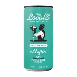 The Locals Cocktail Silent Mojito Gin 250ml