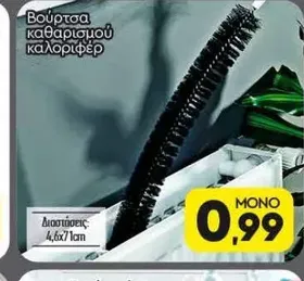 Βούρτσα καθαρισμού καλοριφέρ