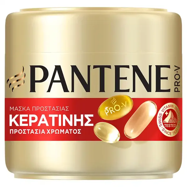 Μάσκα Προστασίας Κερατίνης Pantene Pro-V Προστασία Χρώματος, Προστατεύει Τα Μαλλιά Για Υγιή Εμφάνιση, 300ml