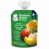 Φρουτοπουρές Αχλάδι, Μήλο και Μπανάνα Gerber Organic 90g