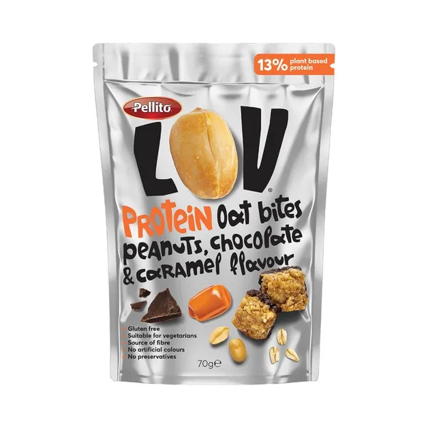 Pellito Lov Bites Peanuts Καραμέλα & Σοκολάτα Με...