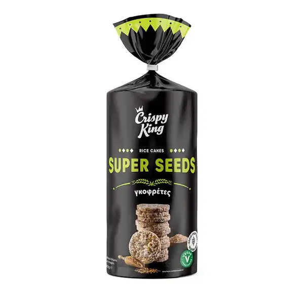 Crispy King Ρυζογκοφρέτες Superseeds Χωρίς Γλουτένη 100gr