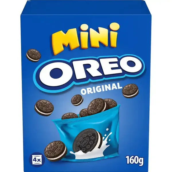 Oreo Μπισκότα Γεμιστά Με Βανίλια 4τεμ. 160γρ.