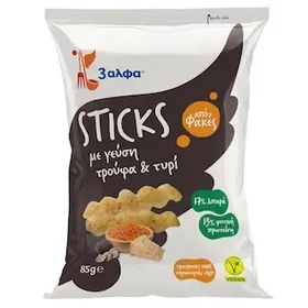 3Α Sticks Φακής Τρούφα και Τυρί Vegan 85g