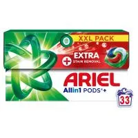 ARIEL Allin1 Pods Απορρυπαντικό Πλυντηρίου Ρούχων +Extra Clean 30 κάψουλες