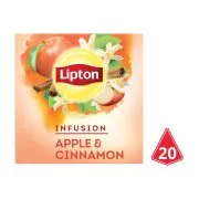 LIPTON Αφέψημα Φρούτων Μήλο & Κανέλα 20 φακελάκια πυραμίδα 44g