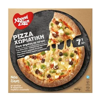 ΧΡΥΣΗ ΖΥΜΗ Πίτσα Χωριάτικη 420g