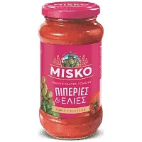 Misko Σάλτσα Πιπεριές & Ελιές 500gr