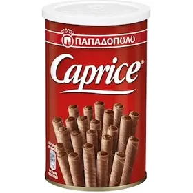 CAPRICE Πουράκια Γκοφρέτα Κρέμα Φουντουκιού & Κακάο 115gr