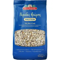 MILLHOUSE Νιφάδες Βρώμης Protein 500g