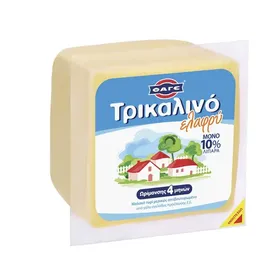 ΤΡΙΚΑΛΙΝΟ ΩΡΙΜΑΝΣΗΣ 4 ΜΗΝΩΝ Ημίσκληρο Τυρί Αγελάδος / Ελαφρύ Μαλακό Τυρί Αγελάδος Μόνο 10% Λιπαρά