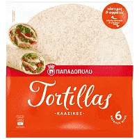 Παπαδοπούλου Τορτίγια Κλασική 6τεμ 360gr
