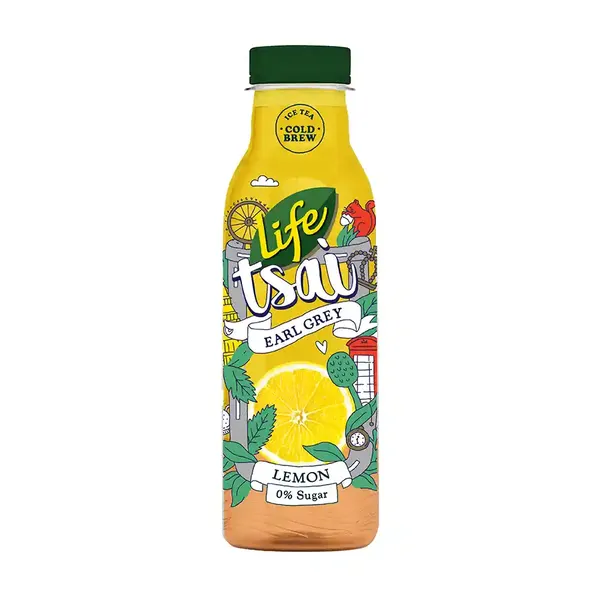 LIFE Iced Tea Τσάι Earl Grey Λεμόνι 500ml