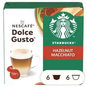 STARBUCKS Κάψουλες Καφέ Dolce Gusto Hazelnut Macchiato 123g