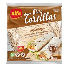 ALFA Πίτες Tortillas Πολύσπορες Vegan 370g