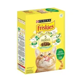 Friskies Adult Ξηρά Τροφή Γάτας Κουνέλι Κοτόπουλο και Λαχανικά 400g