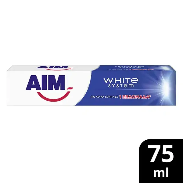 Aim Οδοντόκρεμα White System 75ml