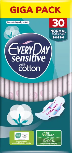 Σερβιέτες Sensitive Normal Ultra Plus with Cotton Giga Pack....