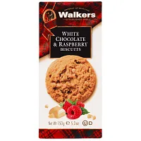 Walkers Μπισκότα Με Λευκή Σοκολάτα & Σμέουρα 150gr