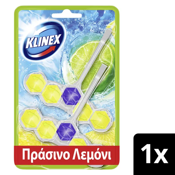 Wc Block Aroma Πράσινο Λεμόνι Klinex 2*50g