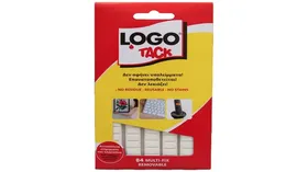 LOGO tack αυτοκόλλητα λευκό (84 κύβων)