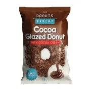 THE DONUTS BAKERY Ντόνατ με Επικάλυψη Κακάο & γέμιση Κρέμα Κακάο 60g