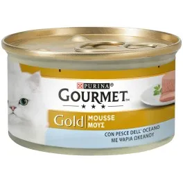 Gourmet Gold Τροφή Γάτας Μους Ψάρια Ωκεανού 85g