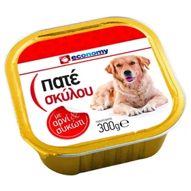 ECONOMY Σκυλοτροφή Πατέ με Αρνί & Συκώτι 300gr