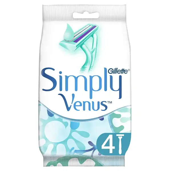 Gillette Venus Simply 2 Ξυραφάκι Μιας Χρήσης 4τεμ.