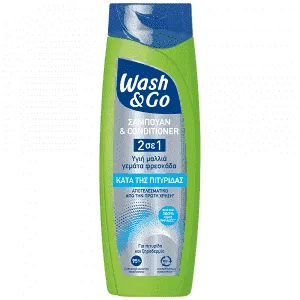 Wash & Go 2in1 Σαμπουάν Κατά Της Πιτυρίδας 360 ml