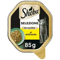 Sheba Δισκάκι Γάτας Σε Σάλτσα Με Κοτόπουλο 58gr